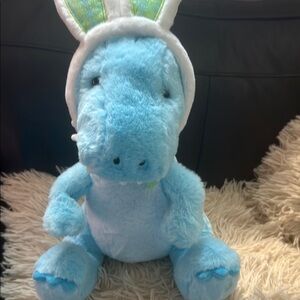 Blue Plush Dinosaur Toy
